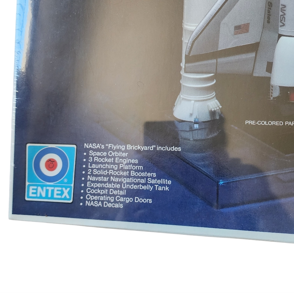 Entex Vintage Made In Usa Space Shuttle Model New In Box - Picture 2 of 6